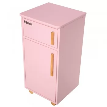 Geladeira Infantil Rosa de Madeira Fabrink Cozinha Criativa
